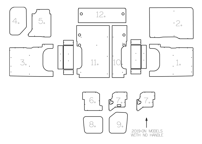 (image for) L1 FWD - Full Ply Lining Kit
